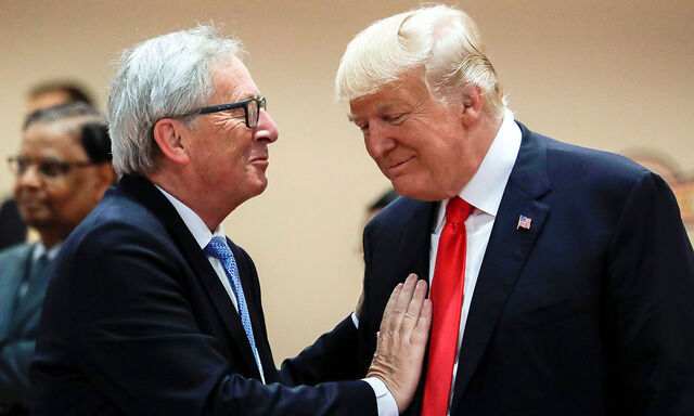 Jean-Claude Juncker und Donald Trump.