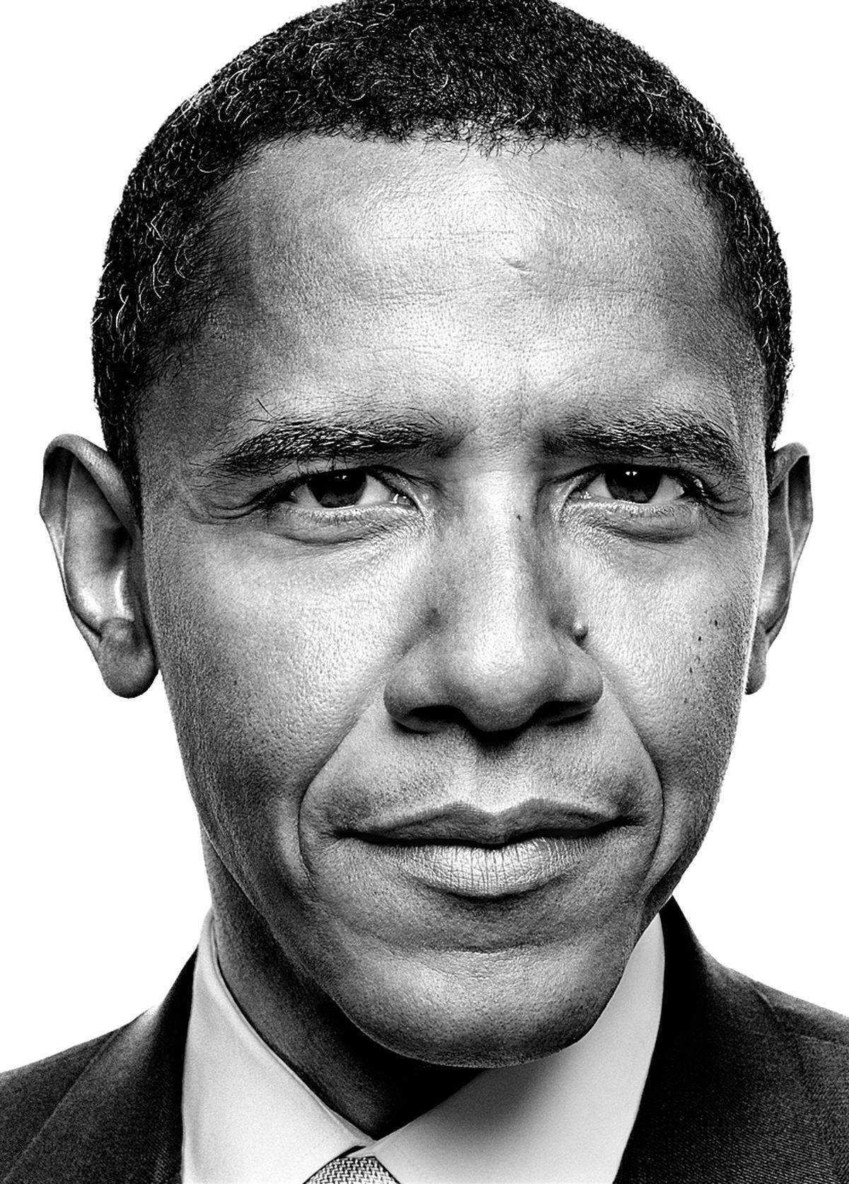 Barack Obama Präsident der Vereinigten Staaten von Amerika, im Amt seit Januar 2009. (c) Platon