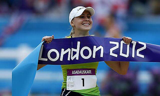 Die Litauerin Laura Asadauskaite ist die letzte Goldmedaillen-Gewinnerin der Olympischen Spiele von London