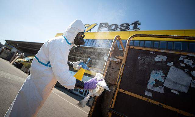 ++ HANDOUT ++ CORONAVIRUS: BUNDESHEEREINSATZ IM POST LOGISTIKZENTRUM INZERSDORF