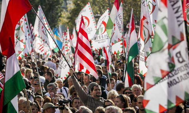 HUNGARY PARTIES JOBBIK REVOLUTION ANNIVERSARY