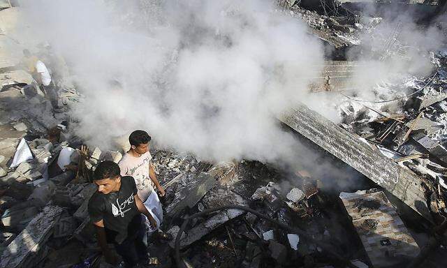 Die neuerlichen israelischen Angriffe auf den Gazastreifen richteten schwere Schäden an