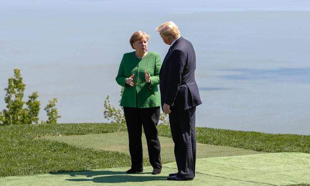 Merkel und Trump am Gipfel der G-7