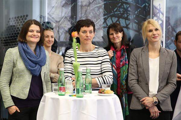 ... sowie Kollegen aus den "Big 4" Wirtschaftstreuhandkanzleien: Eva Edelmüller (Deloitte), Elisabeth Scheiring (KPMG) und Isabell Nell (Deloitte) ...