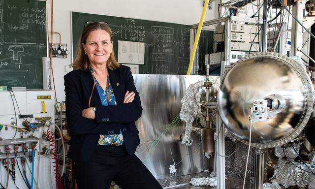 Ulrike Diebolds neue Herausforderung: Wasser auf Oxid-Oberflächen.