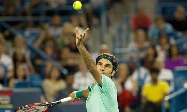 Tennis: Western and Southern Open-Raonic vs Federer