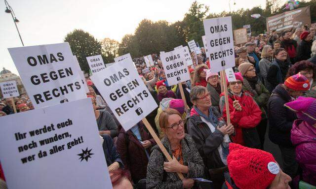 Demonstration in Wien am Donnerstag, 4. Oktober 2018