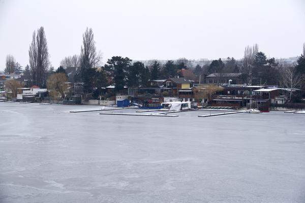 Alte Donau, aufgenommen am Dienstag.  