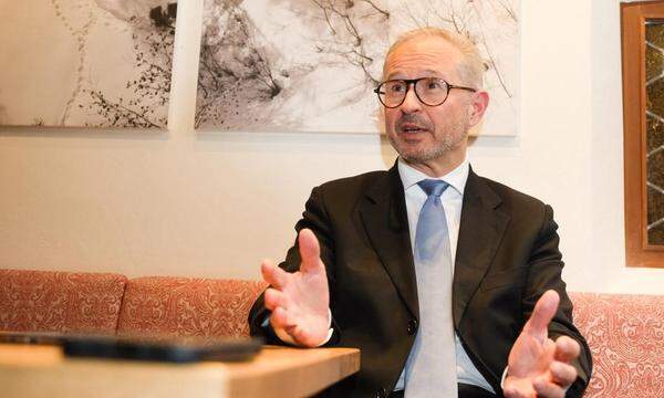 OMV-Chef Alfred Stern nimmt am Weltwirtschaftsforum in Davos teil.