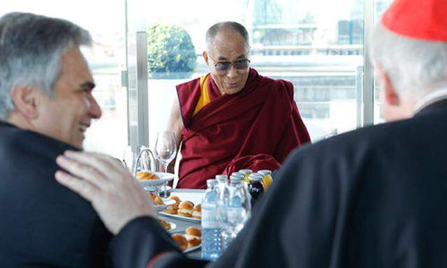 Faymann, Dalai Lama, Schönborn