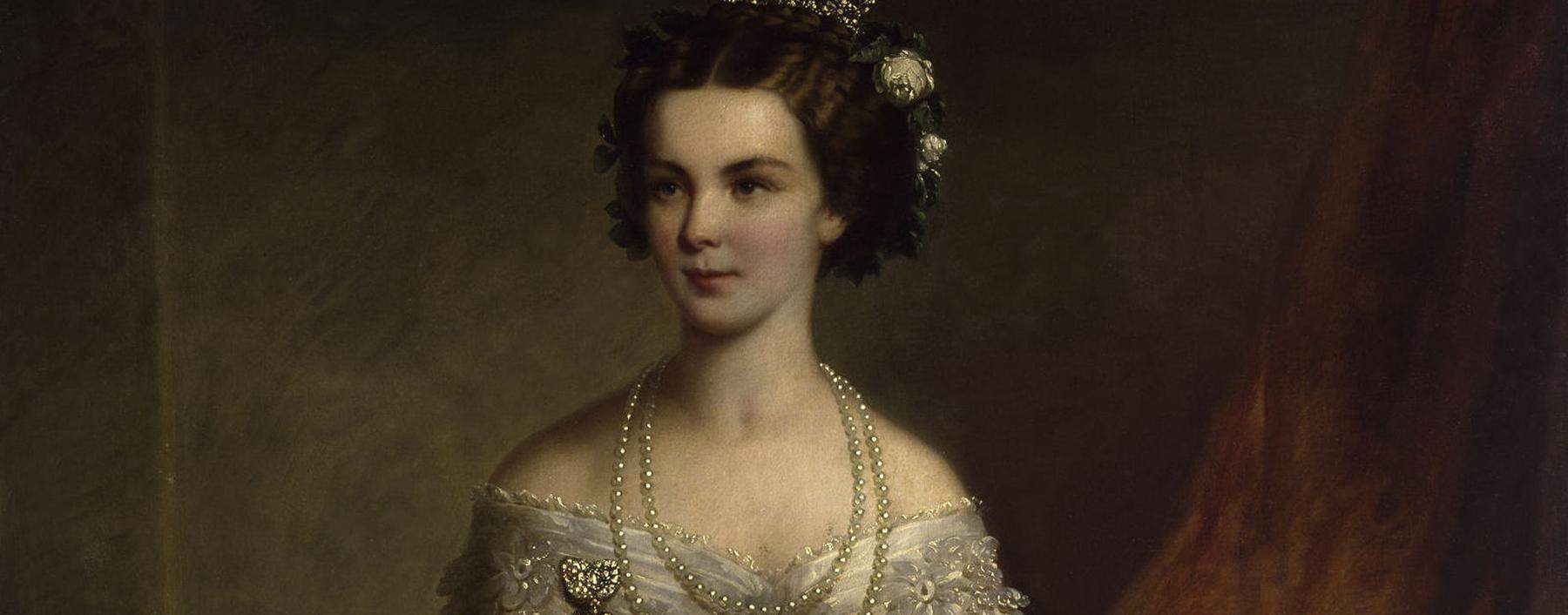 Das Gemälde zeigt die wittelsbachische Prinzessin Elisabeth im Jahr 1854.