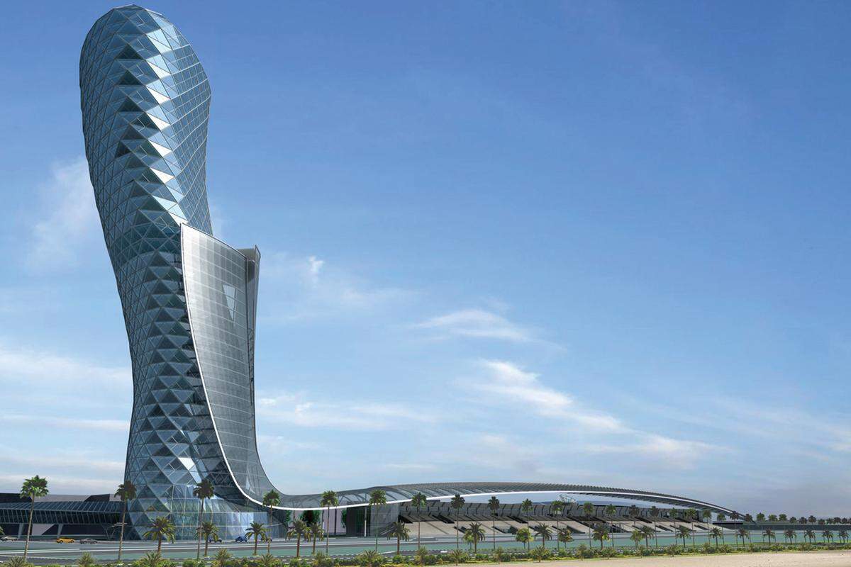 Der Schiefe Turm von Abu Dhabi.