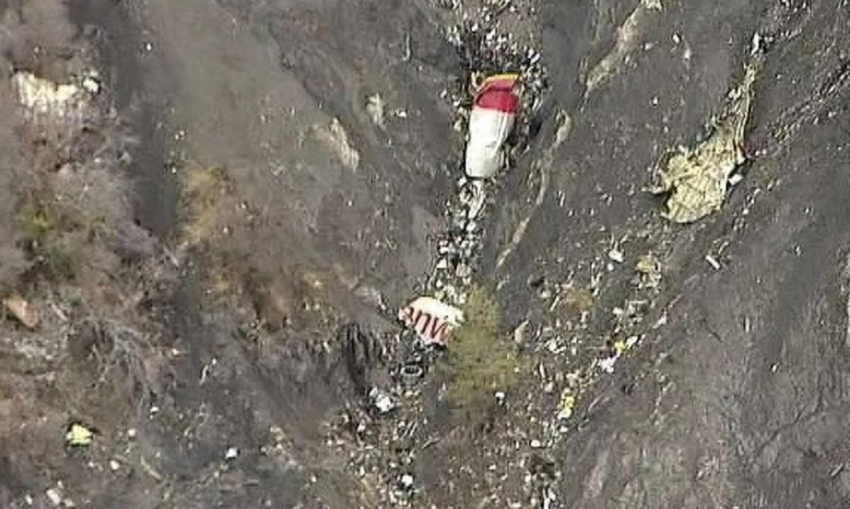 Flugzeugwrack bei Seyne-les-Alpes