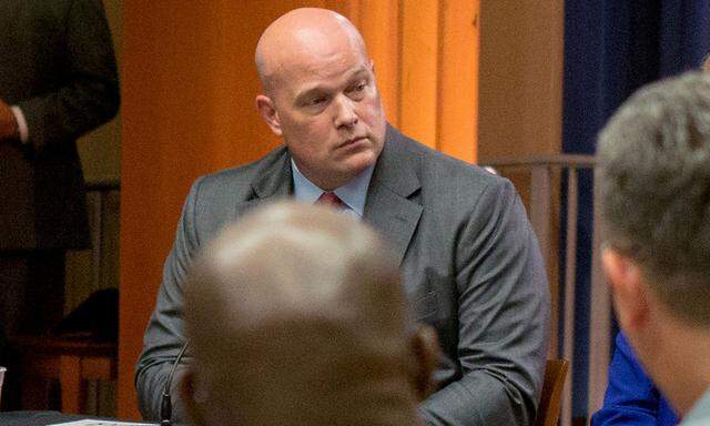 FILE PHOTO: FILE PHOTO: Chief of Staff to the Attorney General Whitaker attends roundtable discussion at Justice Department in Washington