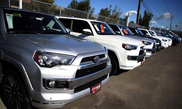 Toyota SUVs waren im Jänner nicht so gut zu verkaufen.
