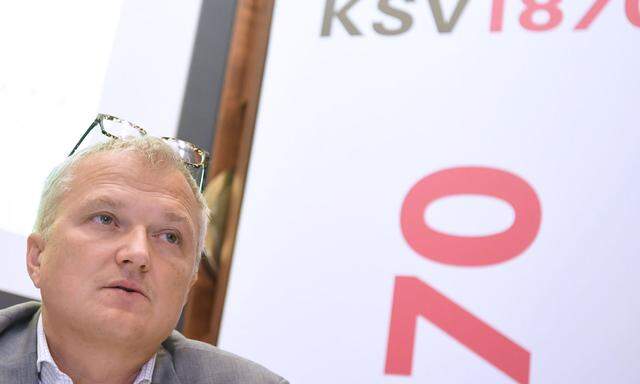 KSV-Chef Ricardo-Jose Vybiral plädiert für rasche Wiederaufnahme des "Normalbetriebs" im Insolvenzsystem