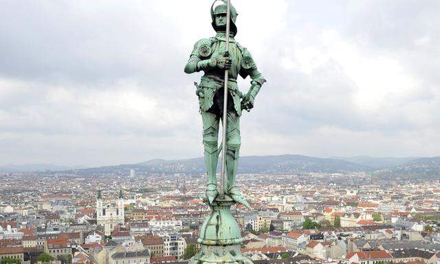 Blick vom Wiener Rathaus.