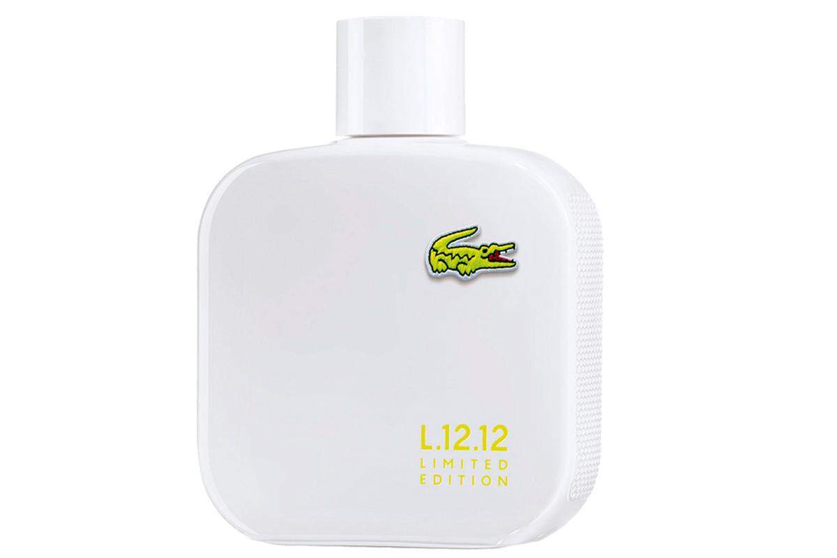 „Eau de Lacoste L.12.12“ in limitierter Edition, 69,95 Euro, im Fachhandel erhältlich