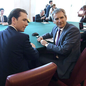 Sebastian Kurz holte Hartwig Löger als Finanzminister aus der Privatwirtschaft in die Politik.