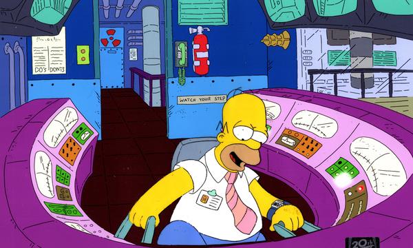Als Sicherheitsinspektor in einem AKW hat sich Homer Simpson der professionellen Unproduktivität verschrieben. Im nie in Betrieb gegangenen Kraftwerk Zwentendorf − und im Karikaturmuseum Krems − sind nun Zeichentrickbilder von ihm zu sehen. 