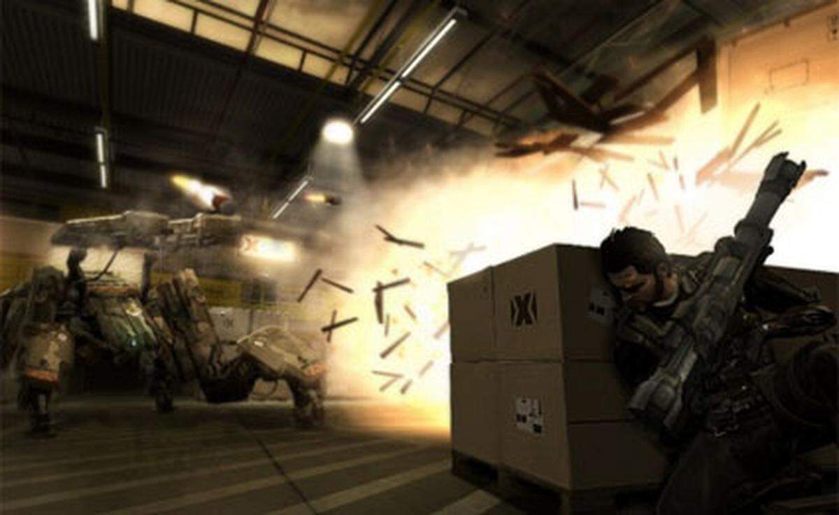 Im Jahr 2027 beginnt eine Entwicklung, in der sich Menschen durch Cyborg-ähnliche Bauteile selbst zu verbessern trachten. Der dritte Teil der "Deus Ex"-Reihe versucht, die dichte Atmosphäre und Spieltiefe des Originals wieder einzufangen, die beim Vorgänger etwas verloren ging.April, für Xbox 360, PlayStation 3, PC und OnLive