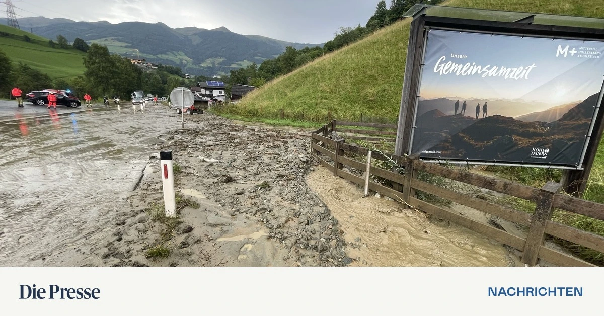 Záplavy, záplavy: bouřky v Salcburku a Tyrolsku