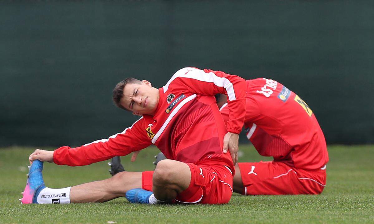 Stefan Lainer stand am Freitag im WM-Qualifikationsspiel gegen Moldau erstmals im Teamkader. Er ist der vierte ÖFB-Spieler, dessen Vater zuvor auch schon im Nationalteam war.