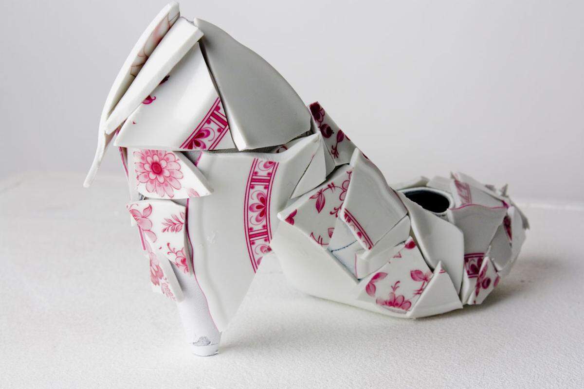 Marieka Ratsma, "Porcelain Shoe", Niederlande 2010.
