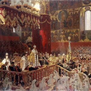 Die russischen Zaren inspirieren Präsident Wladimir Putin. Hier die Krönung von Zar Nikolaus II. 1896.