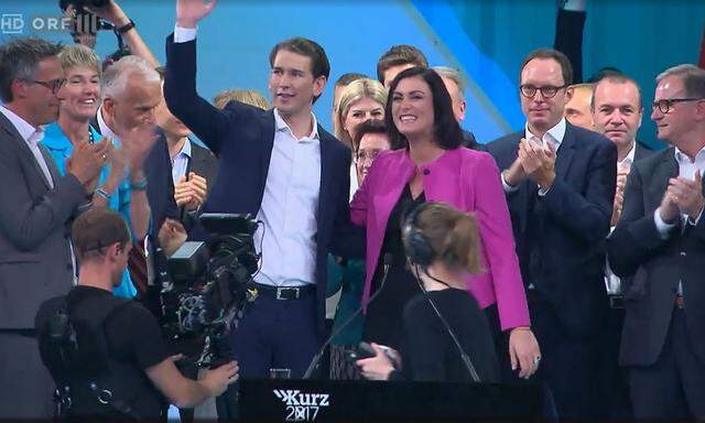 Sebastian Kurz als frisch gekürter ÖVP-Chef im Jahr 2017.