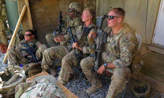 Der US-Militäreinsatz am Hindukusch hat viele Facetten. Eine Aufgabe ist Beratung und Training der afghanischen Armee.