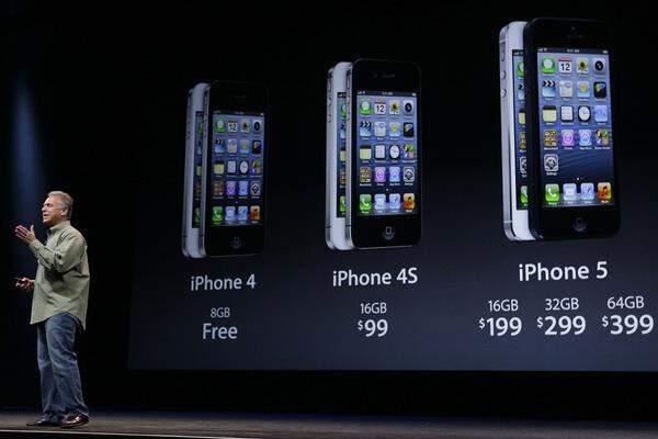 Wie gewohnt hat Apple auch gleich Erscheinungstermin und Preise genannt. Letztere bewegen sich im selben Bereich wie der Vorgänger. Nach Österreich kommt das iPhone 5 am 28. September.