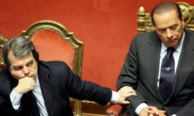 Renato Brunetta verließ am Mittwoch seine Partei Forza Italia, nachdem diese überraschend beschlossen hatte, die Regierung um Premier Mario Draghi nicht mehr zu unterstützen. Den Bruch mit Ex-Premier Silvio bedauere er nach eigenen Angaben sehr. (Archivbild)