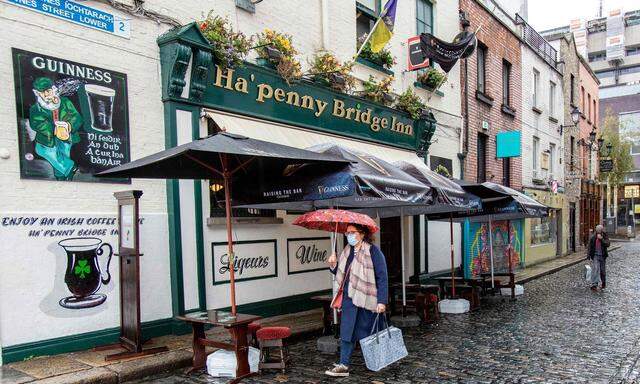 Ein Pub in Dublin. Die Gastronomie in Irland muss erneut in den Lockdown-Modus.