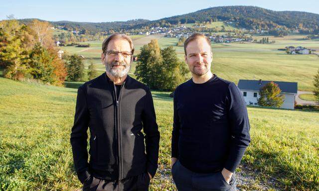 Generationenübergabe: Hermann Neuburger und Sohn Thomas setzen 
verstärkt auf fleischlose Alternativen.