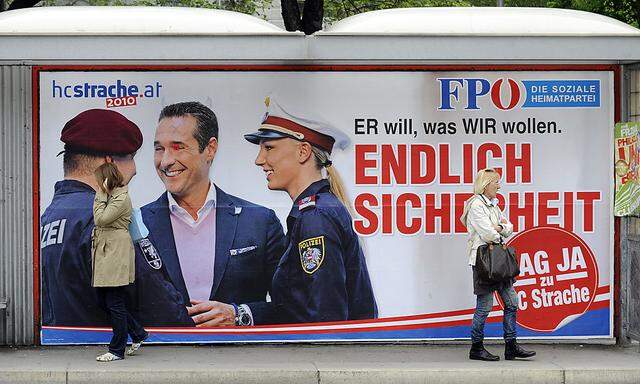 FPÖ-Plakat aus dem Jahr 2010