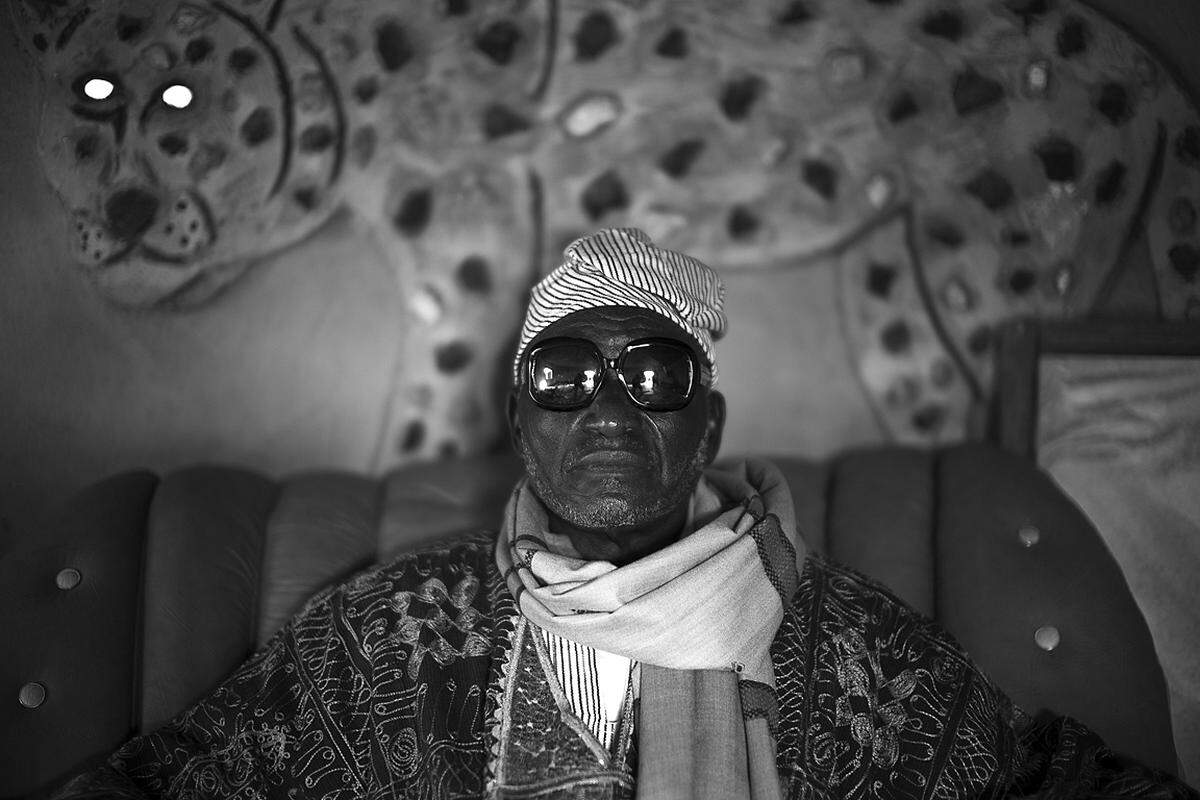 Sultan El-Hadj Issiton Kpeitori Koda VI., König von Djougou, Benin 2013 (c) Alfred Weidinger