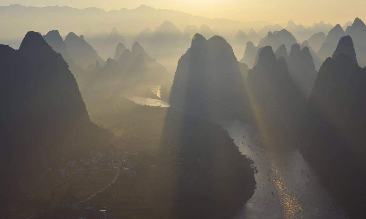 Auch China ist Teil des Star-Wars-Universums. Guilin im Süden diente als Grundlage für Kashyyyk, den Heimatplaneten der Wookies, der in "Episode III: Die Rache der Sith" zu sehen ist.  