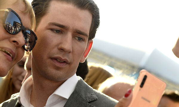 Sebastian Kurz ist in Österreich auf Wahlkampf-Tour.