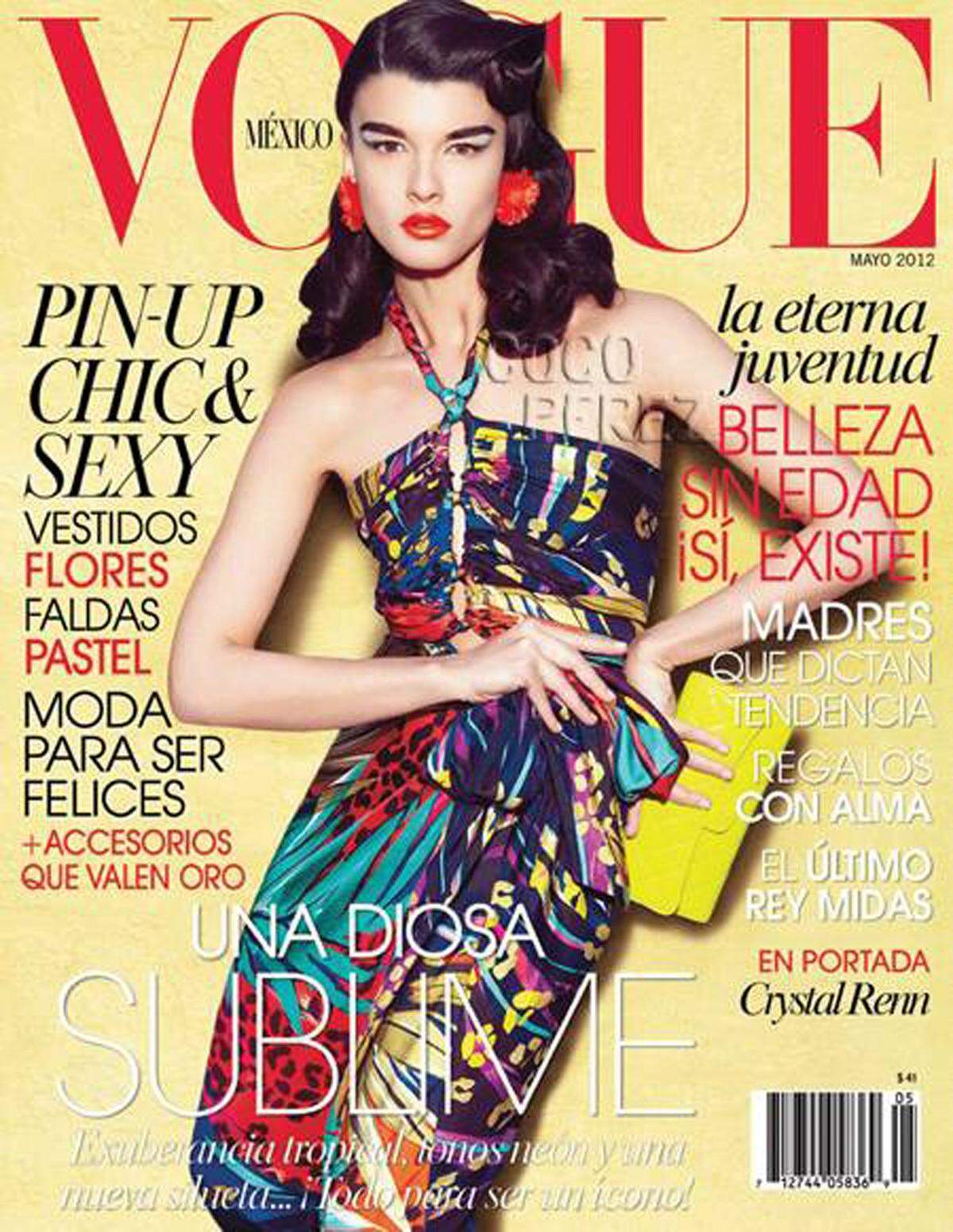 Der Erfolg gibt ihr wohl Recht. Aktuell ziert Renn das Cover der lateinamerikanischen und mexikanischen "Vogue". (Ausgabe Mai 2012)
