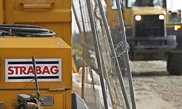 THEMENBILD-PAKET:  ARBEITER/BAU/BAUSTELLE/STRABAG