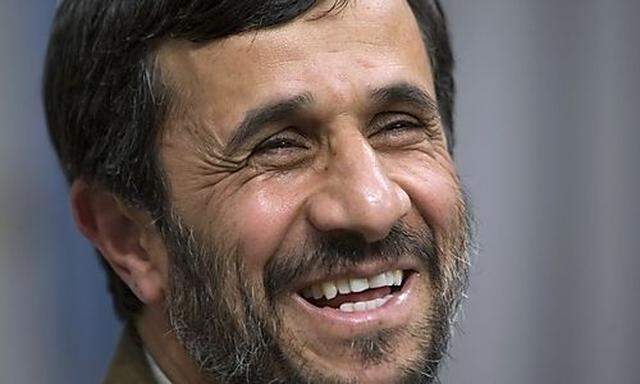 Der iranische Praesident Ahmadinejad