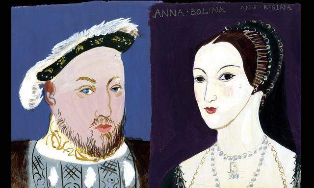 König Henry VIII flieht vor der Krankheit aus London. Seine spätere Ehefrau Anne Boley überlebt.