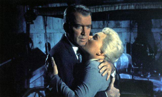James Stewart & Kim Novak Characters: Det. John Scottie Ferguson & Madeleine Elster Film: Vertigo (USA 1958) Director: A