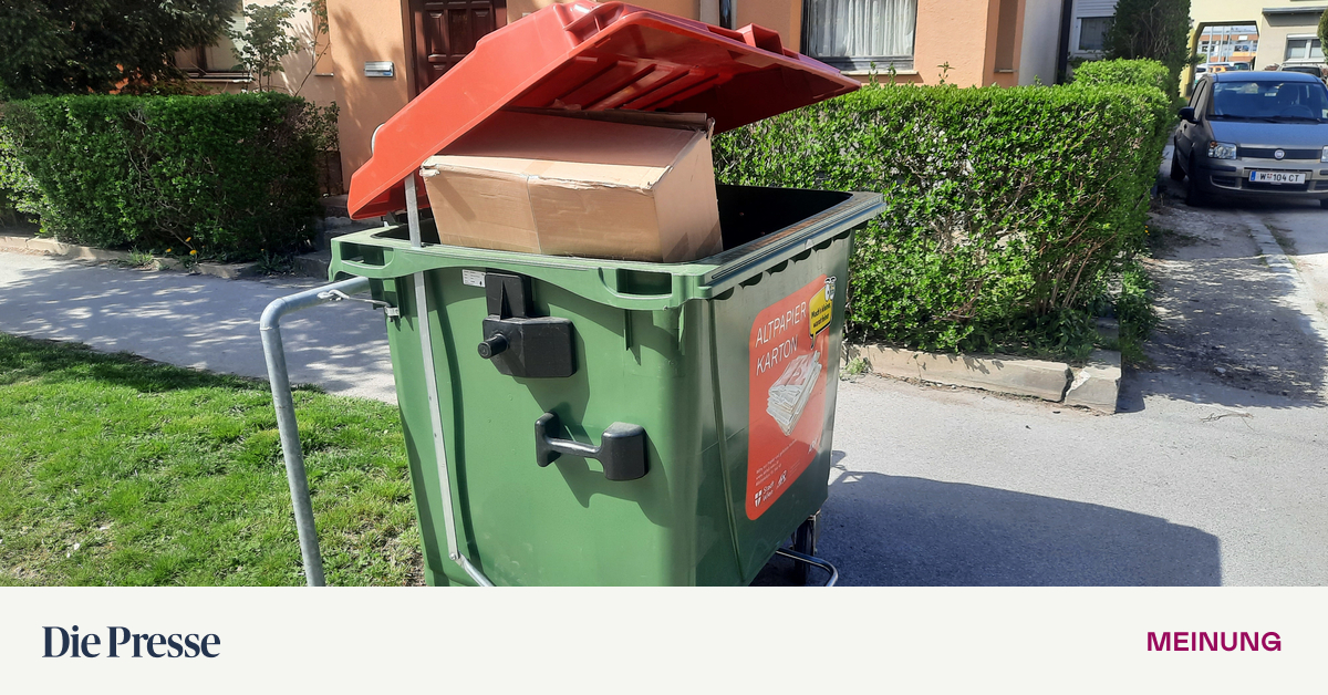 Kartonagen-die-Metaphysis-und-der-Altpapiercontainer-premium-