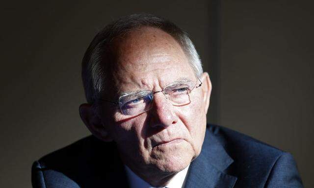 Der deutsche Finanzminister Wolfgang Schäuble