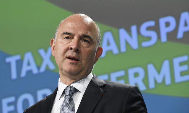 EU-Steuerkommissar Pierre Moscovici EU-Steuerkommissar Pierre Moscovici 