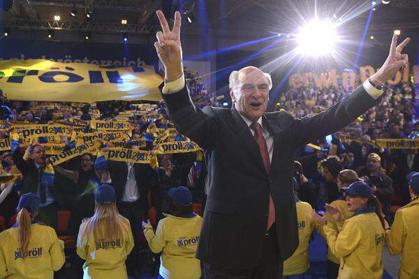 "Auftakt zum Kraftakt", hieß das schwarze Wahlkampffinale. Der "Kraftakt" ist das Halten der absoluten Mehrheit in Niederösterreich. Am Donnerstag schwörten sich in der VAZ-Halle in St. Pölten 5000 Erwin-Pröll-Sympathisanten auf dieses Ziel ein.