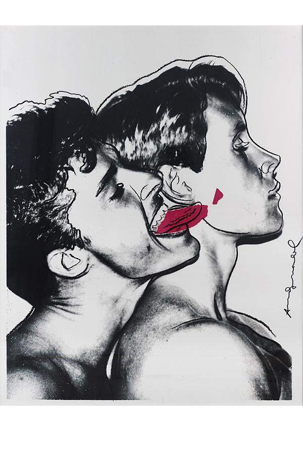 Der "männliche Blick" ist durch Positionen von Günter Brus, Andy Warhol oder David Hockney vertreten. Andy Warhol, Querelle, um 1982 (c) Privatsammlung/ VBK, Wien 2012