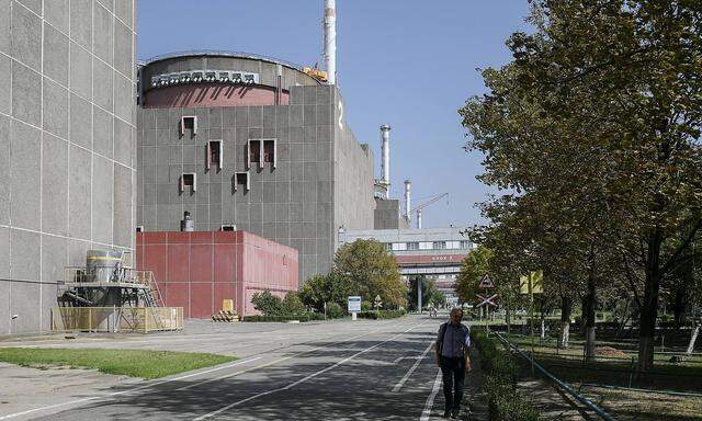 Ein Bild aus der Anlage des Atomkraftwerks in Saporischschja vom Dienstag.